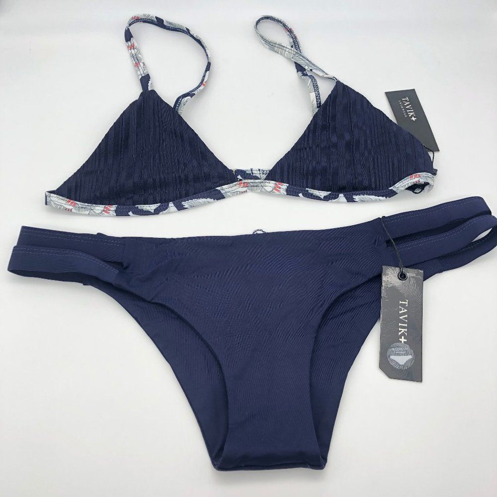 New Tavik Navy Blue Bikini - Size L